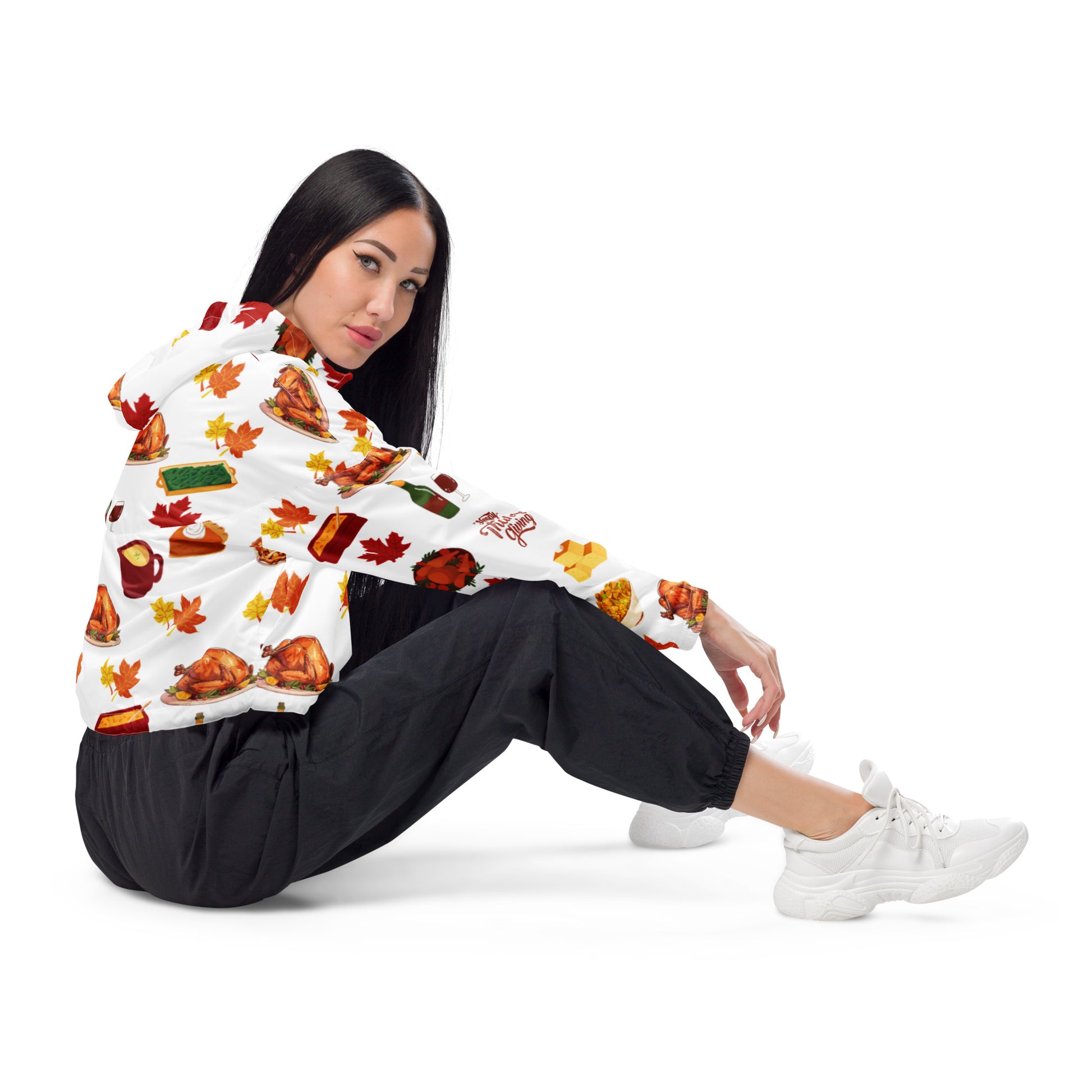 Thanksgiving Women’s cropped windbreaker