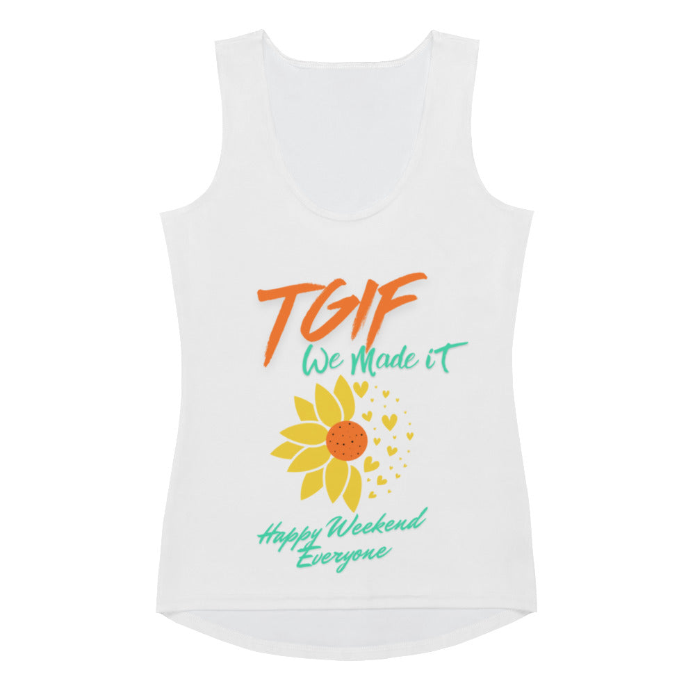 TGIF Motivational T shirt Tank Top