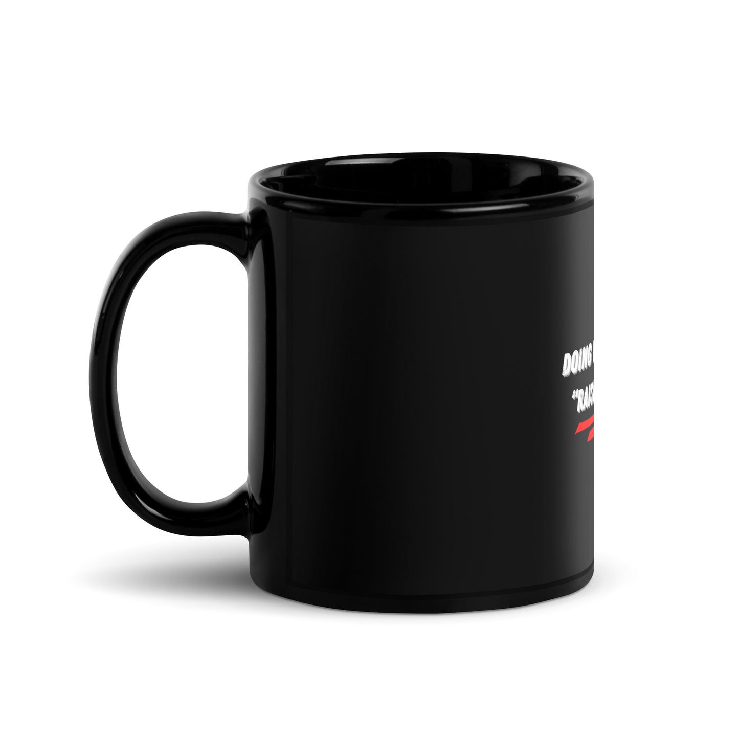 Father's Day Inspirational Black Glossy Mug
