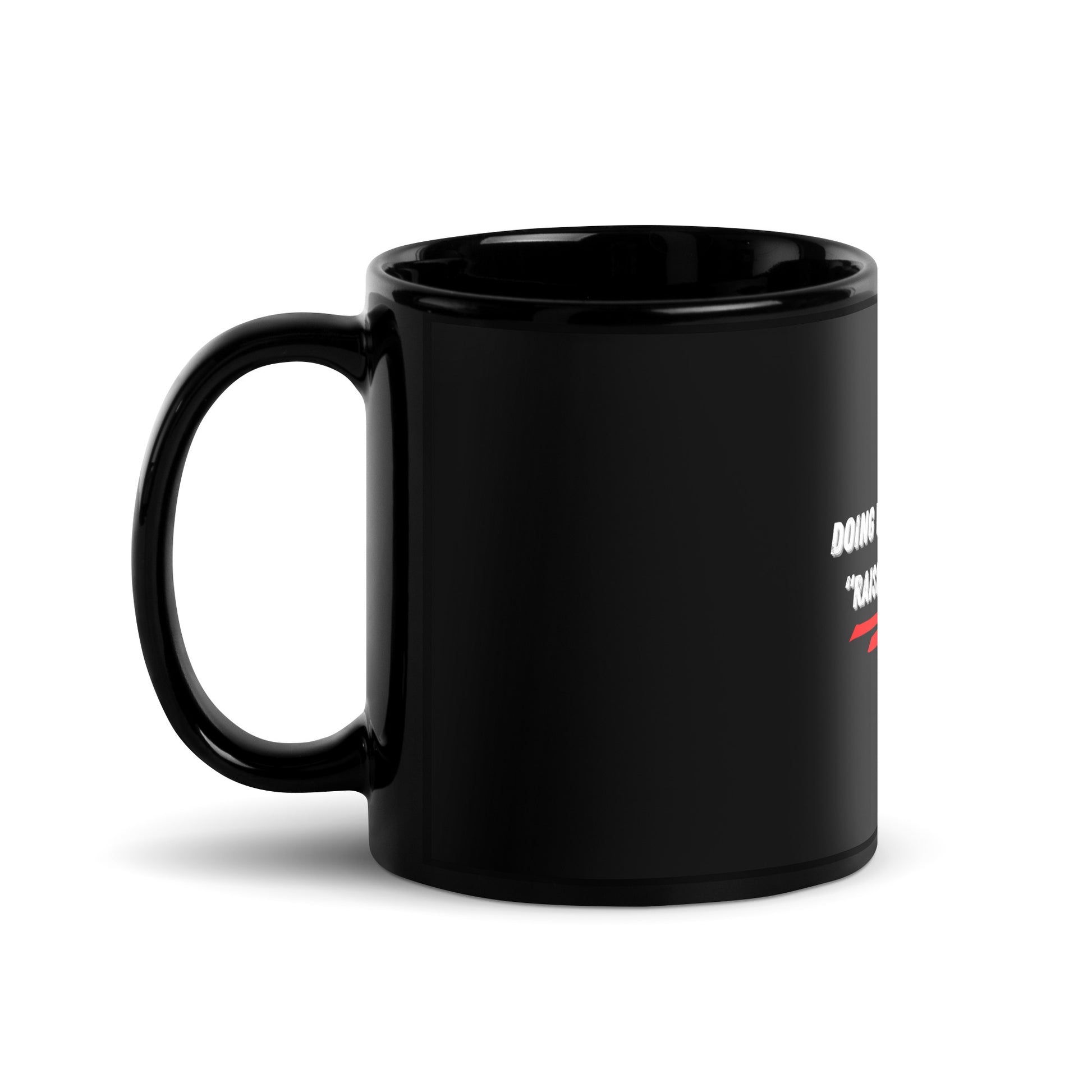Father's Day Inspirational Black Glossy Mug