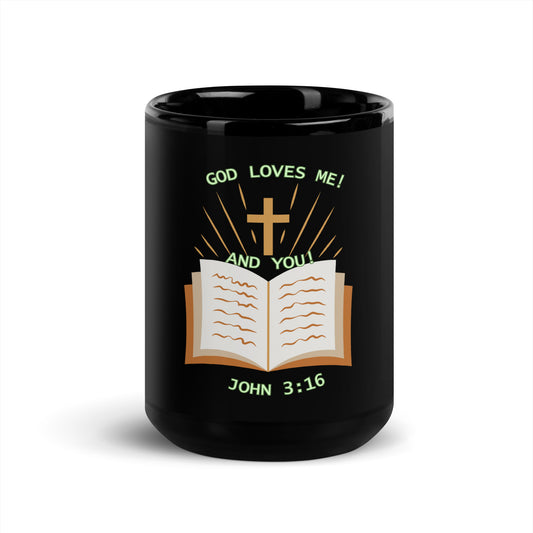 Inspirational Black  Mug