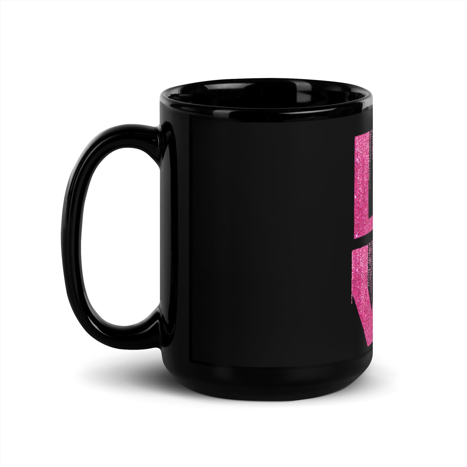 Love Inspirational Black Glossy Mug
