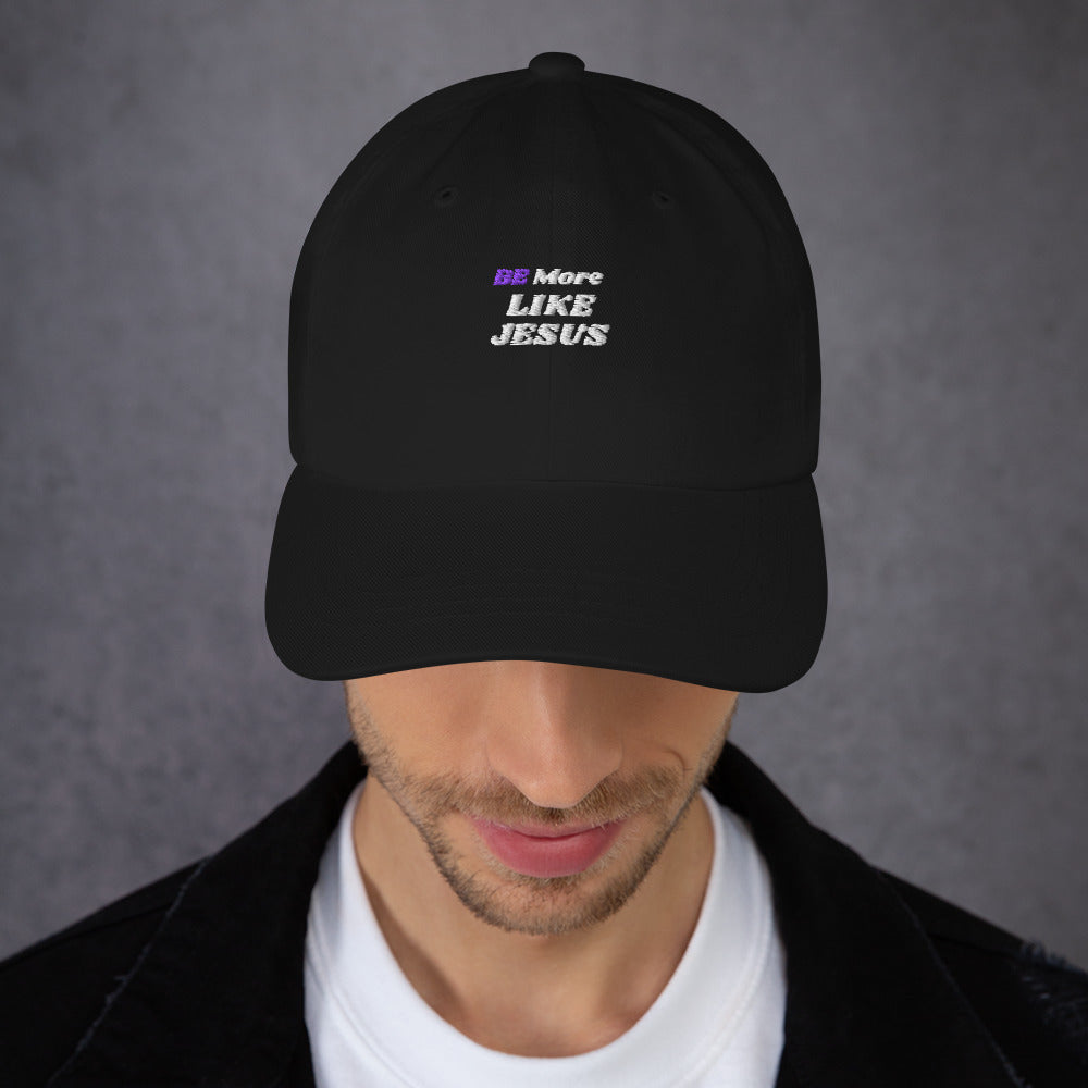 BE More Like Jesus Christian Inspirational Dad Hat