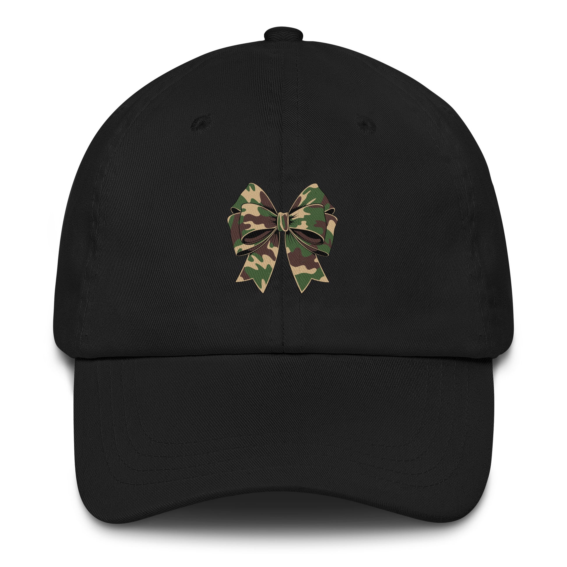 Camouflage Bow Inspirational Dad Hat