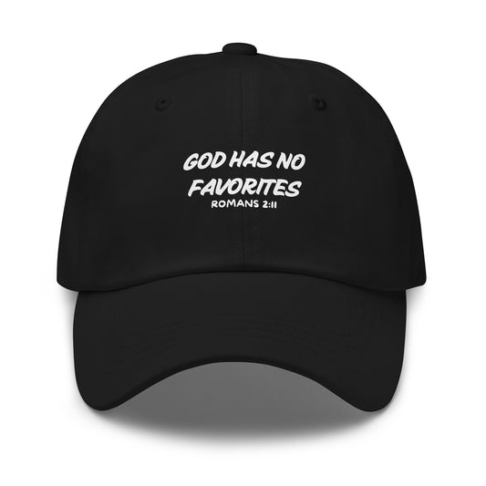 God Has No Favorites Christian Dad Hat