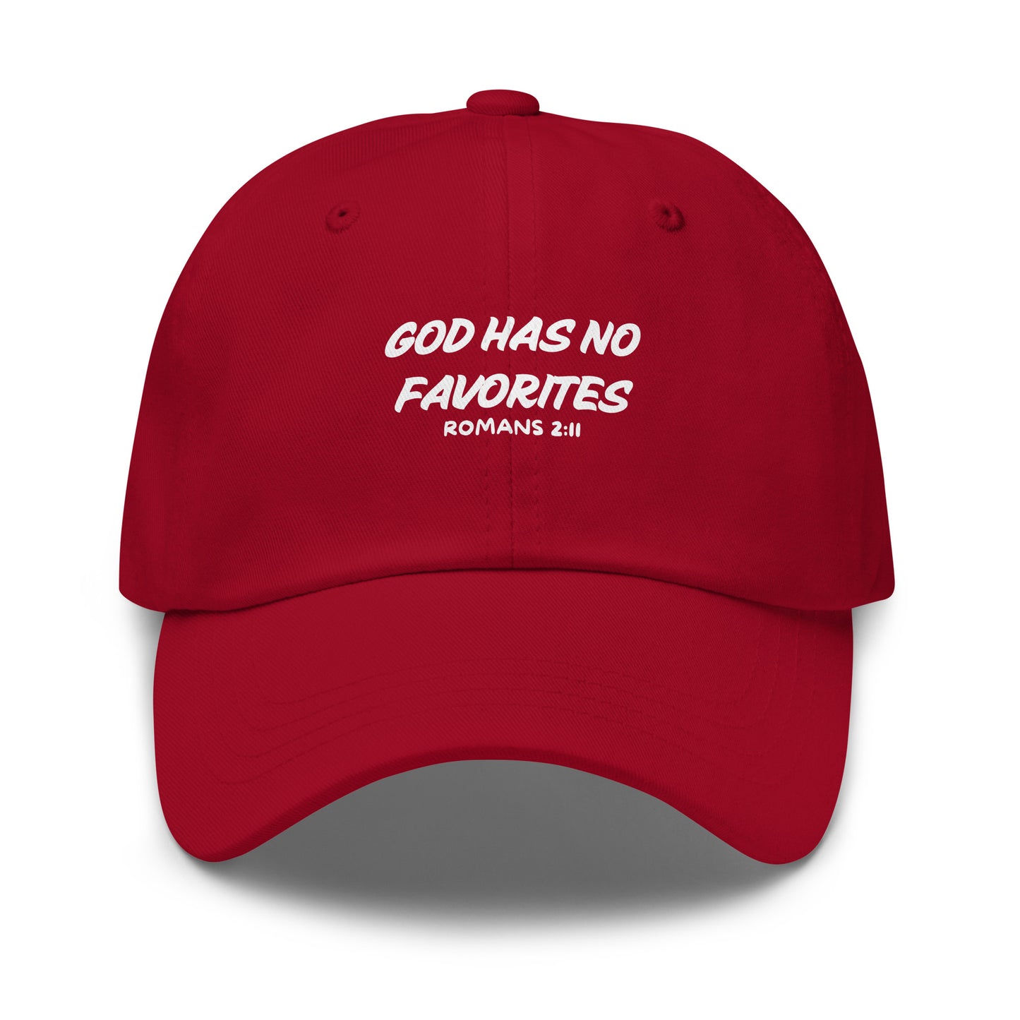 God Has No Favorites Christian Dad Hat