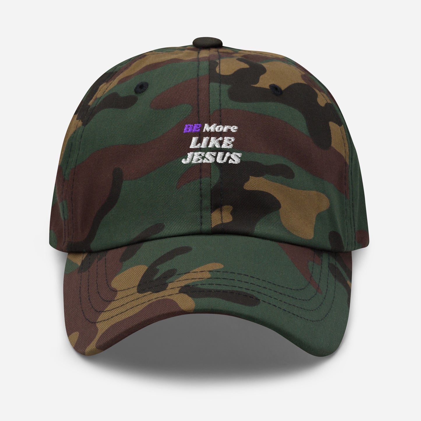 BE More Like Jesus Christian Inspirational Dad Hat