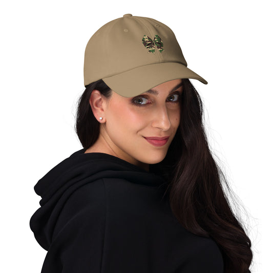 Camouflage Bow Inspirational Dad Hat