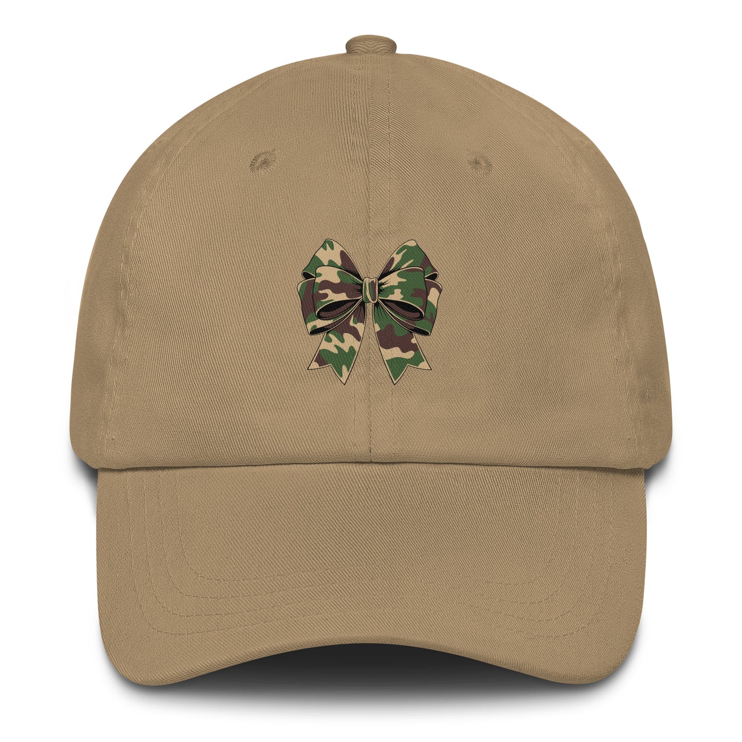 Camouflage Bow Inspirational Dad Hat