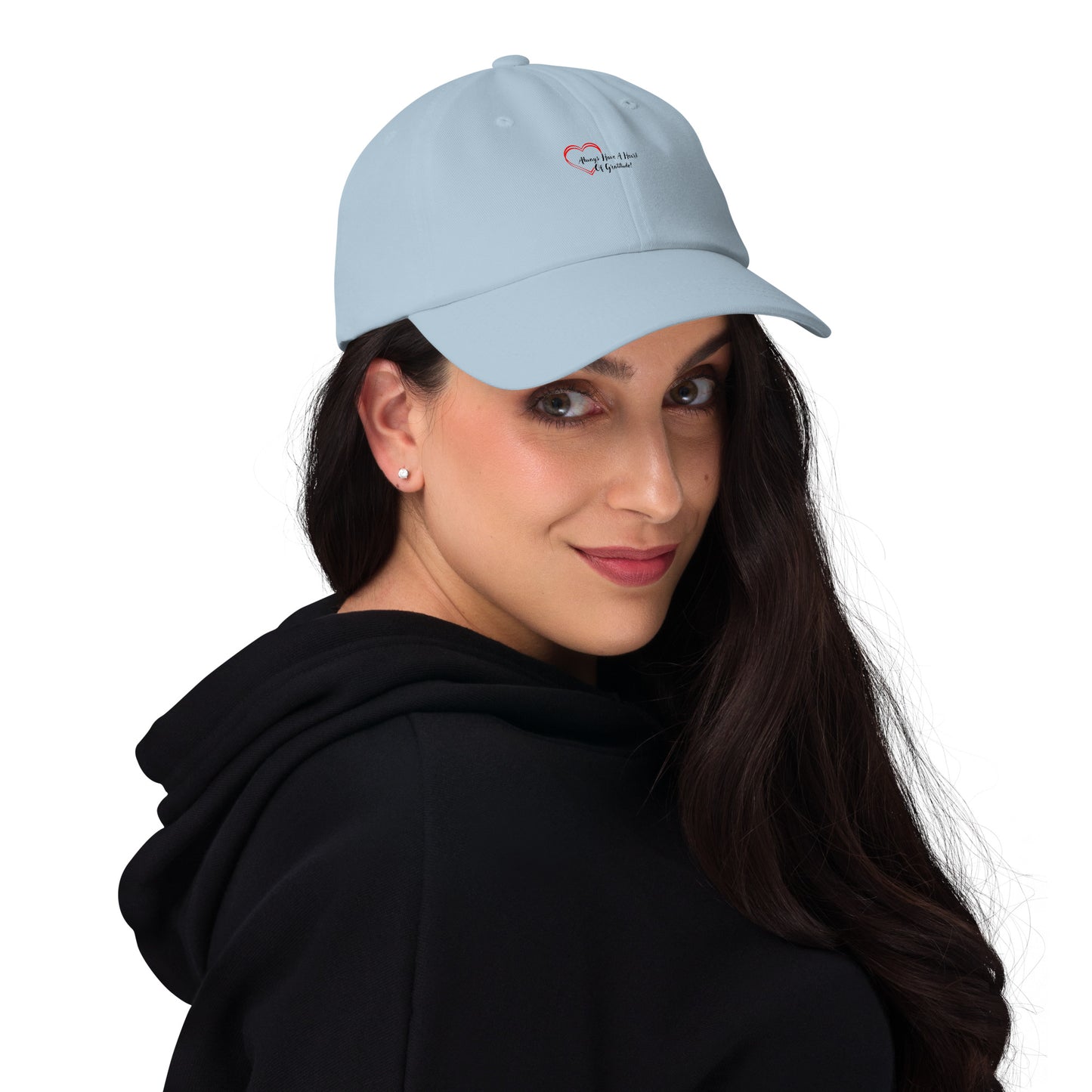 Heart Of Heart Gratitude Blessed Motivational Dad hat