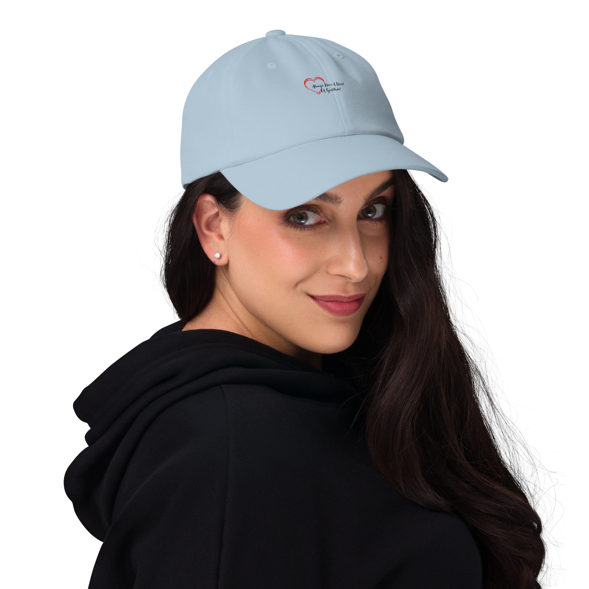 Heart Of Heart Gratitude Blessed Motivational Dad hat