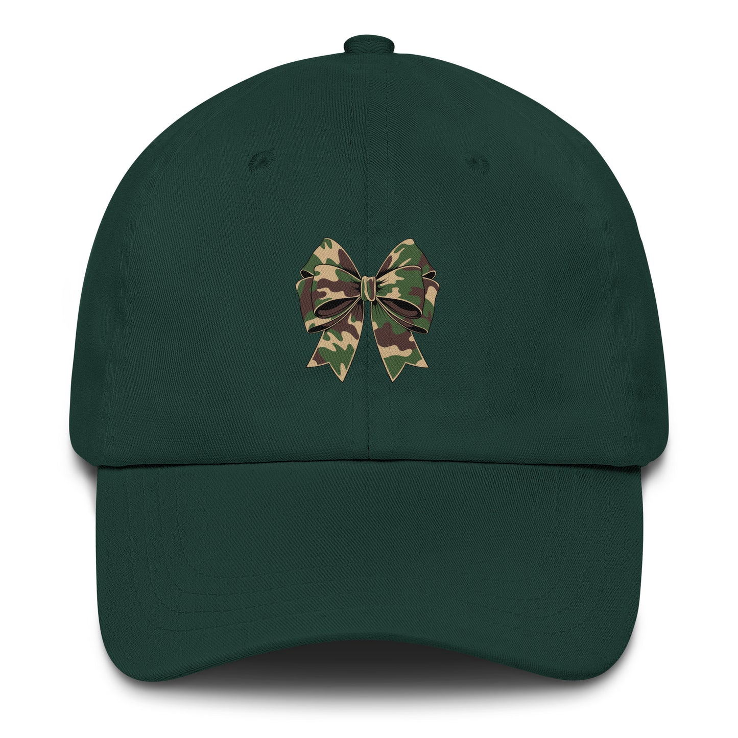 Camouflage Bow Inspirational Dad Hat