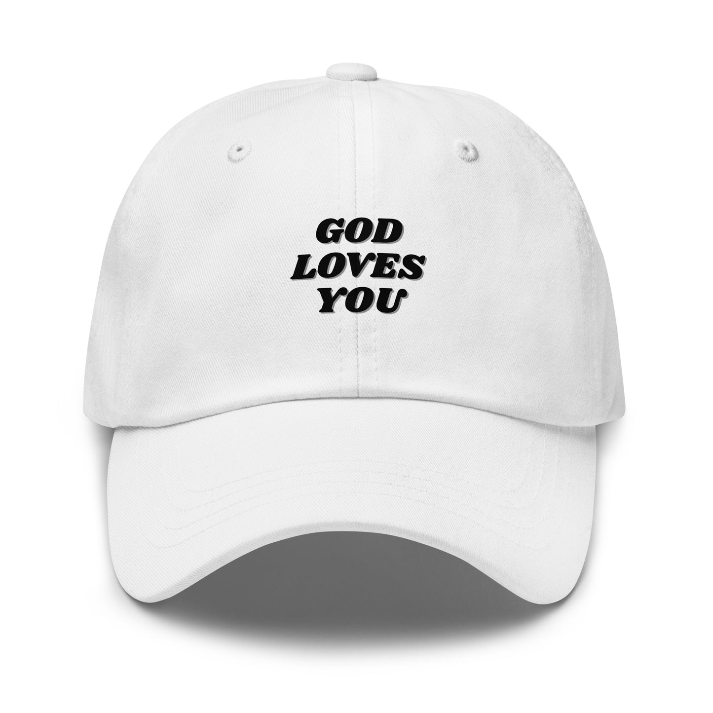 God Loves You Christian Inspirational Dad Hat
