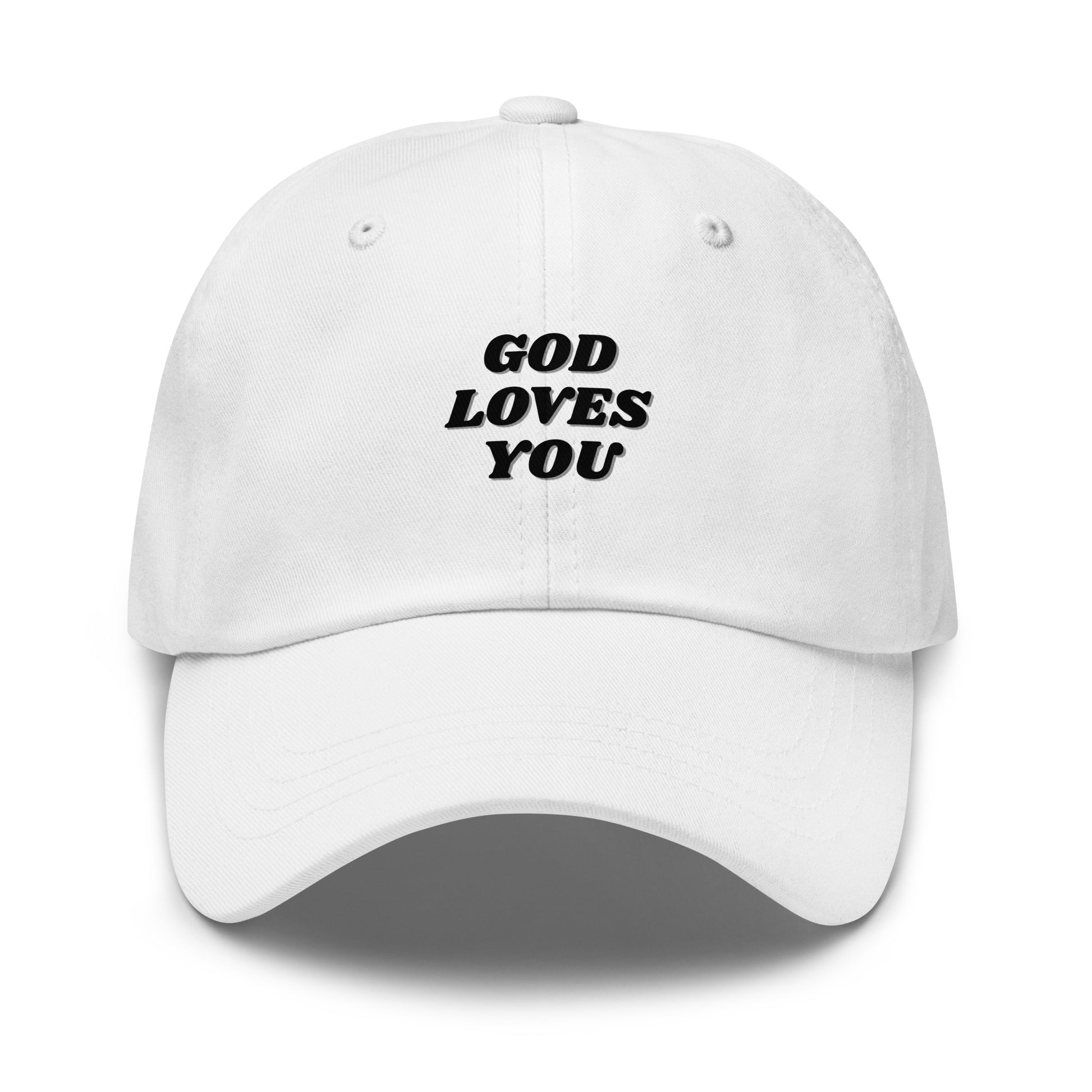God Loves You Christian Inspirational Dad Hat
