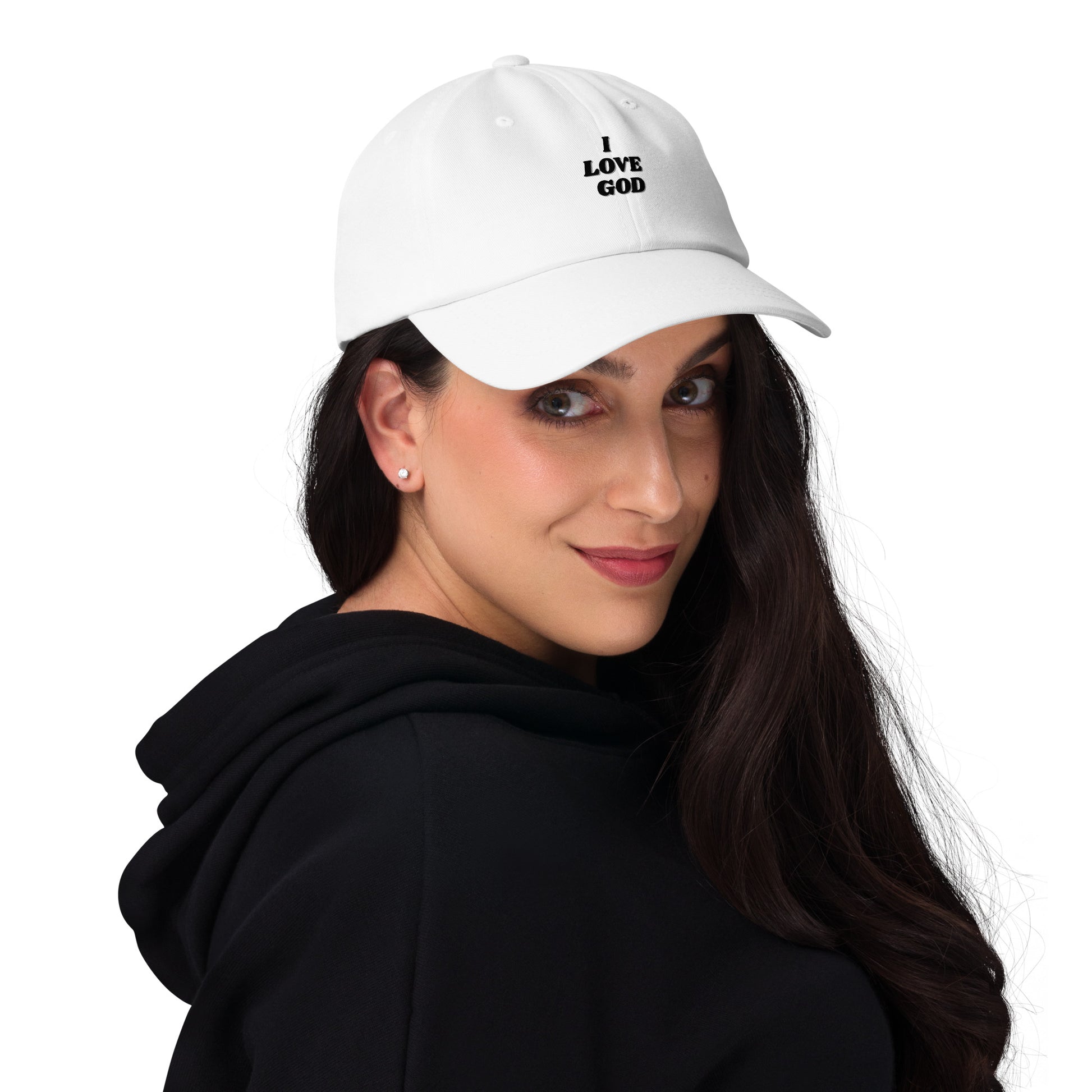 I Love God Christian Inspirational Dad Hat