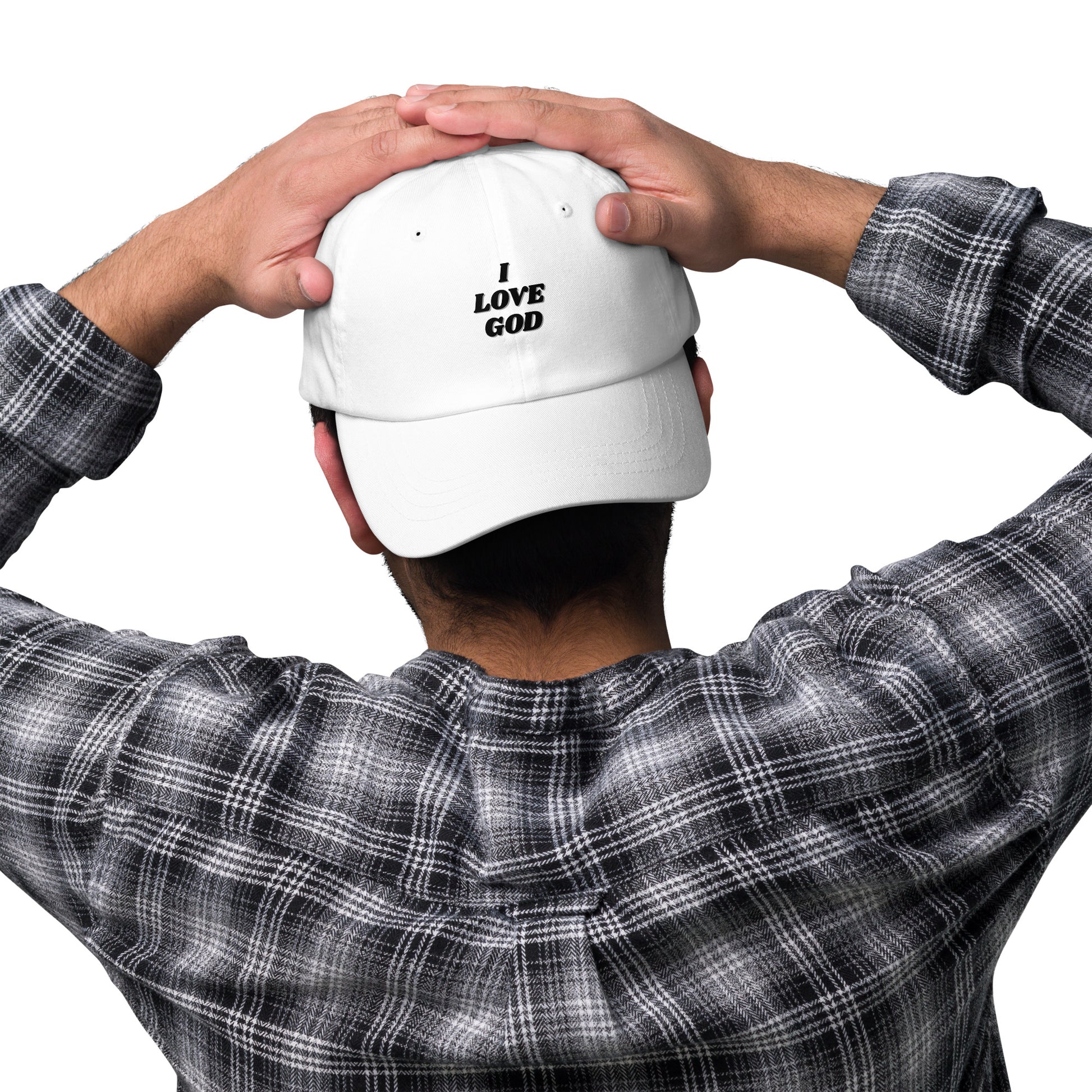 I Love God Christian Inspirational Dad Hat