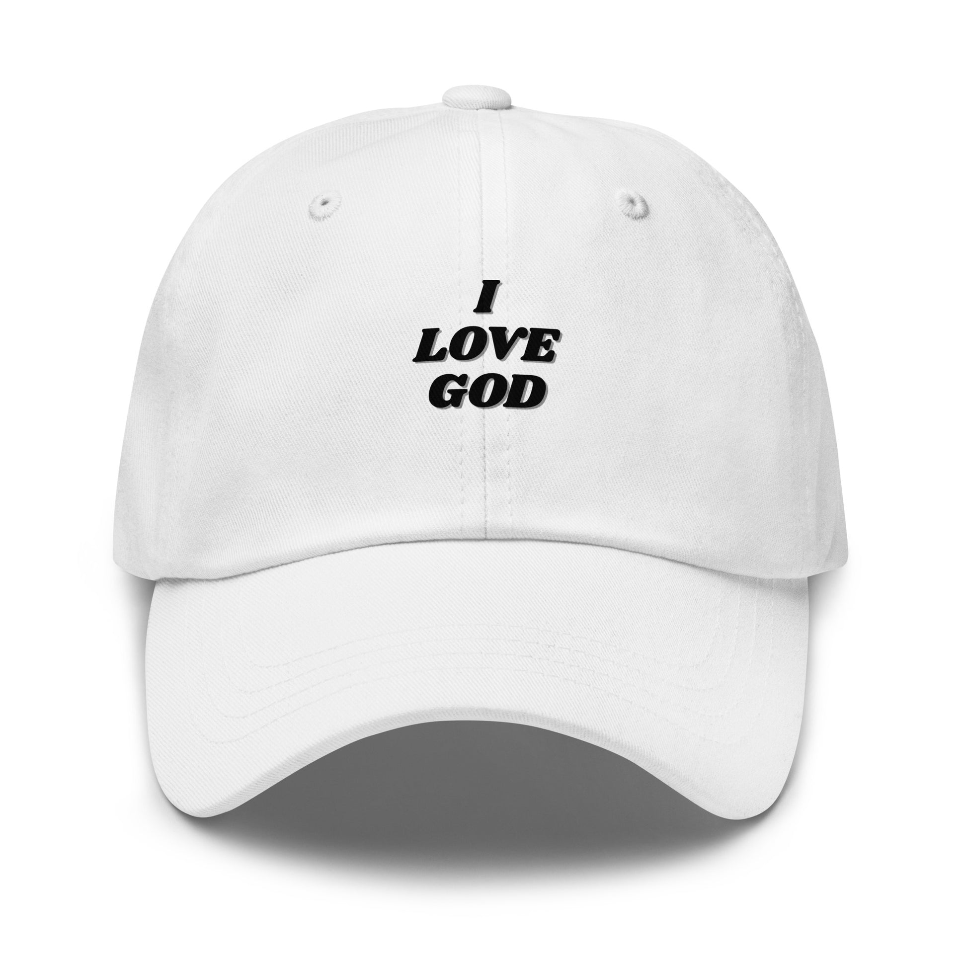 I Love God Christian Inspirational Dad Hat