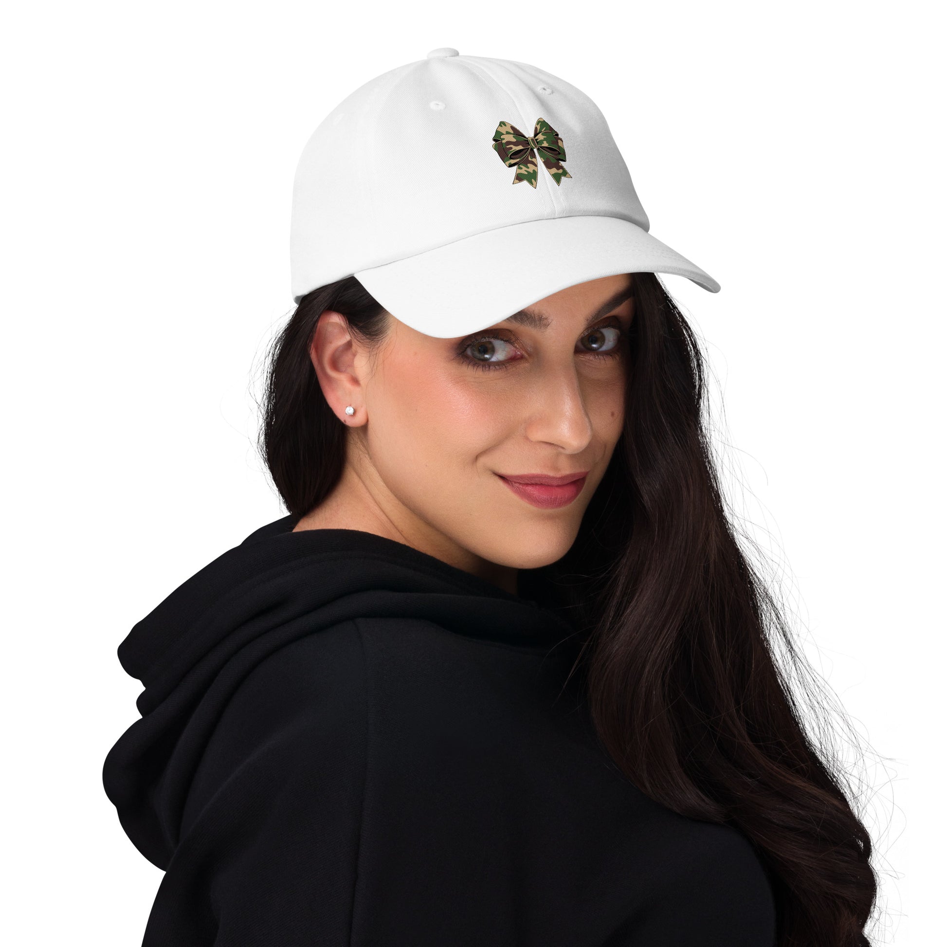 Camouflage Bow Inspirational Dad Hat
