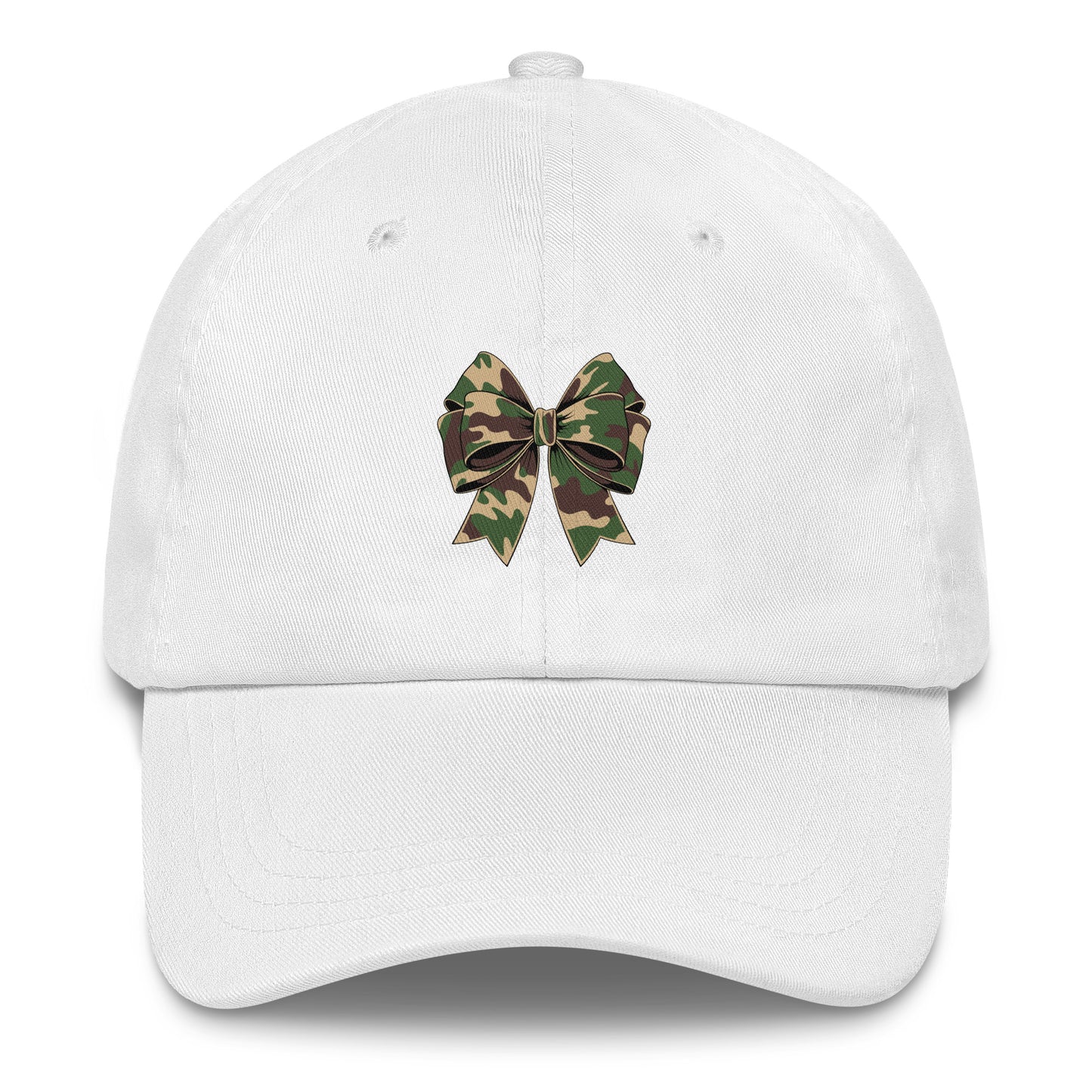 Camouflage Bow Inspirational Dad Hat
