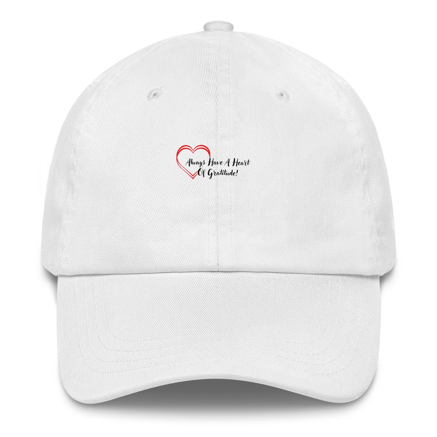 Heart Of Heart Gratitude Blessed Motivational Dad hat
