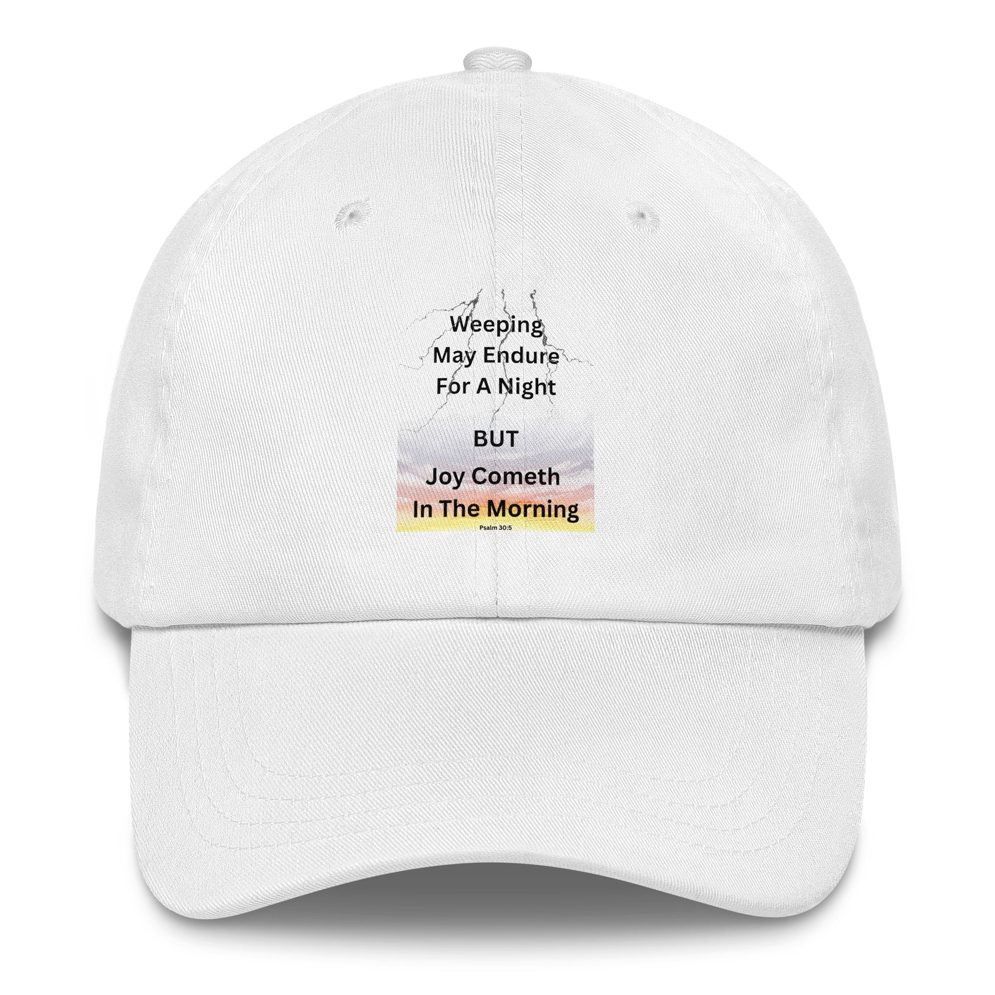 Joy cometh in the morning Inspirational Dad Hat