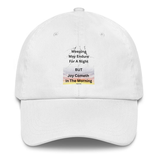Joy cometh in the morning Inspirational Dad Hat