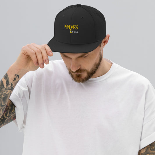 Kindness Heals Snapback Hat