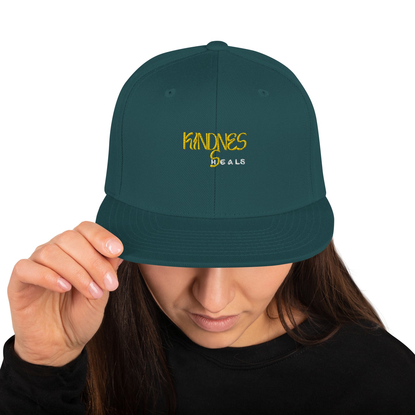 Kindness Heals Snapback Hat