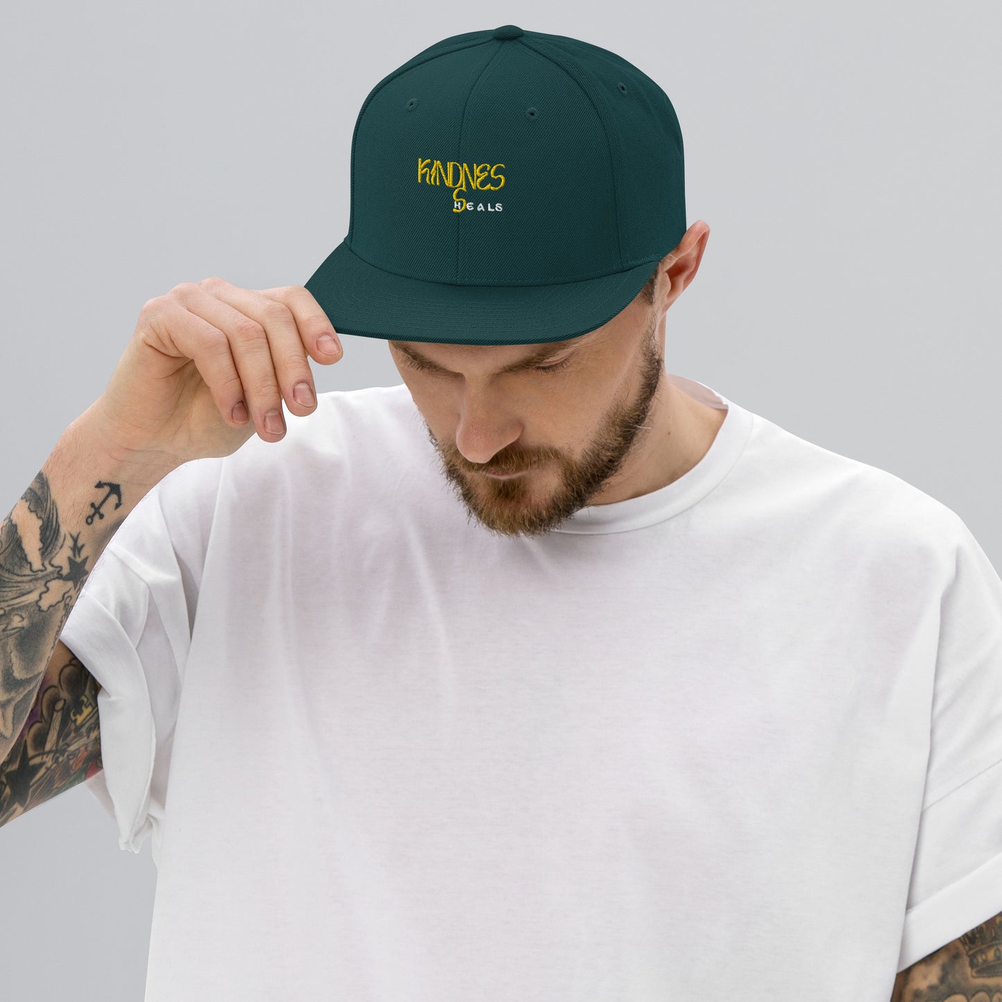 Kindness Heals Snapback Hat