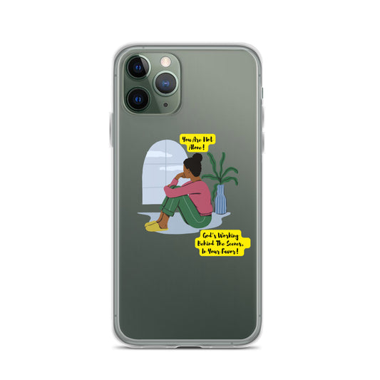 Inspirational clear iphone case