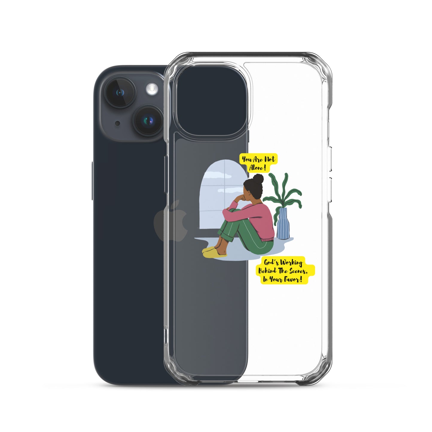 Inspirational clear iphone case