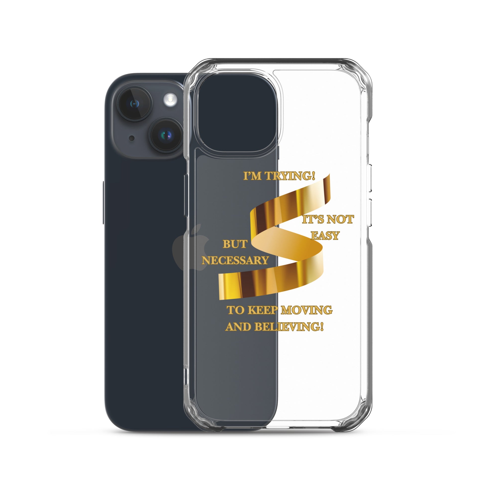 Inspirational Clear iPhone Case