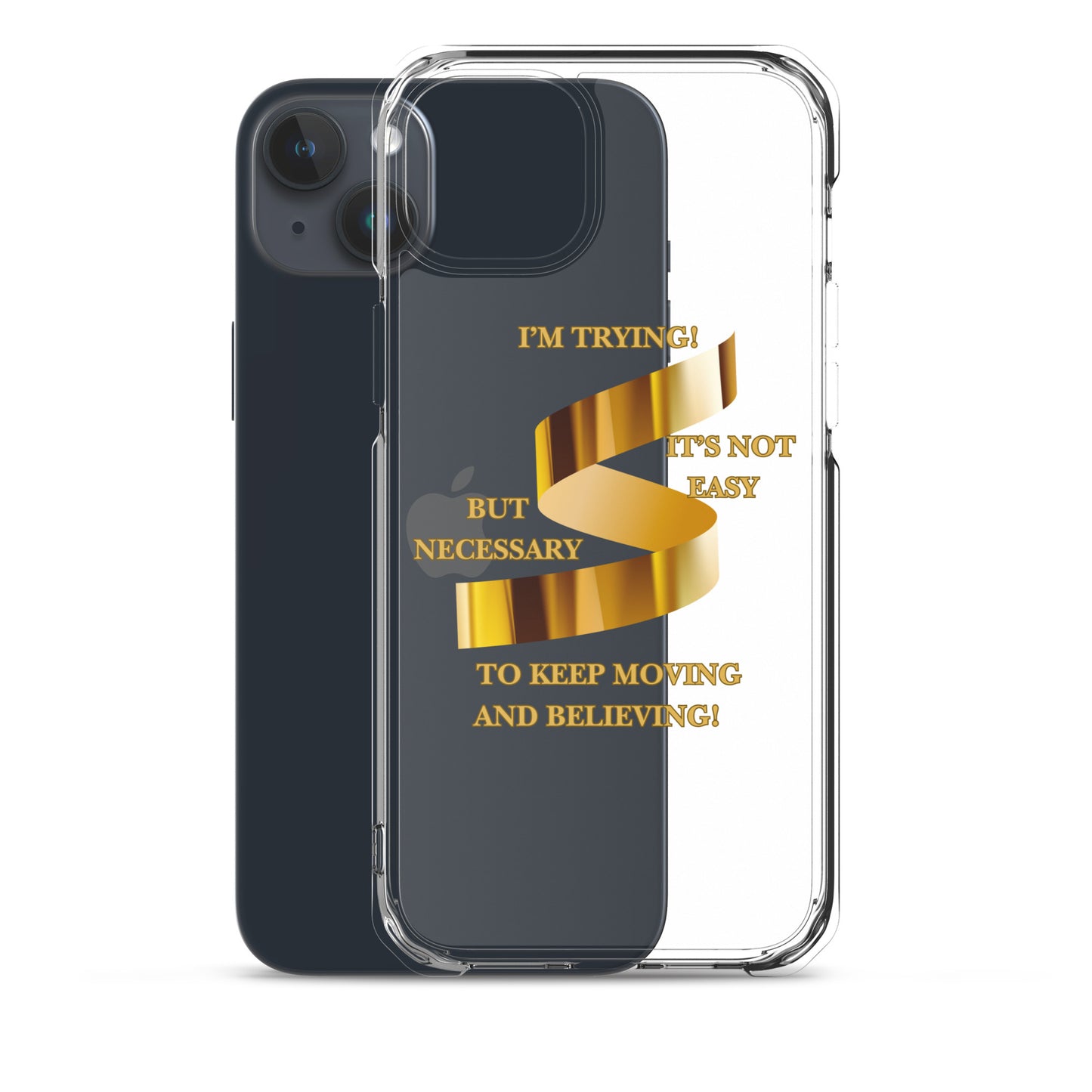 Inspirational Clear iPhone Case