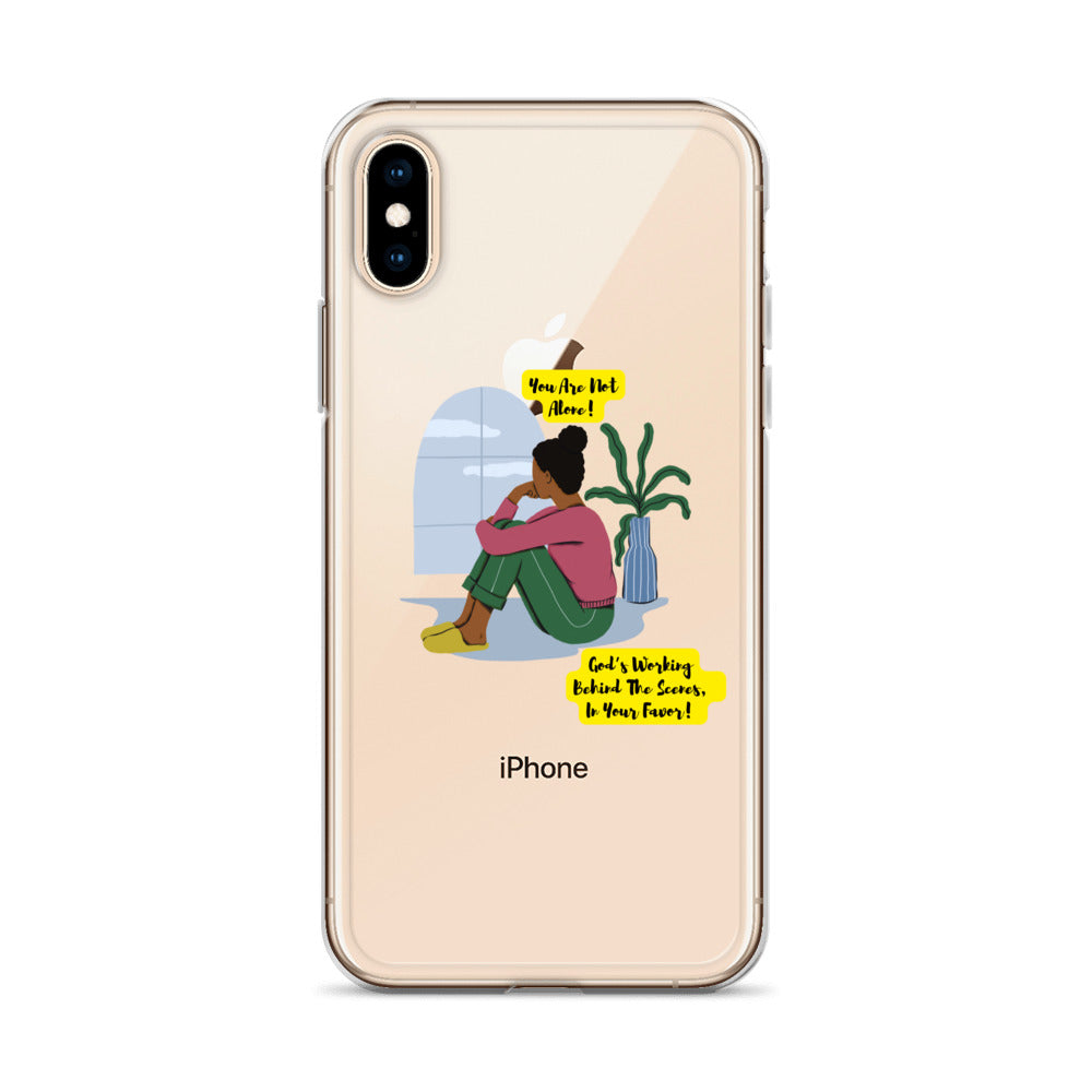 Inspirational clear iphone case