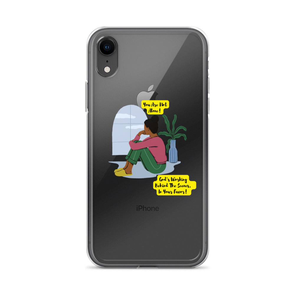 Inspirational clear iphone case