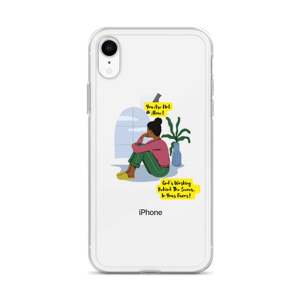 Inspirational clear iphone case