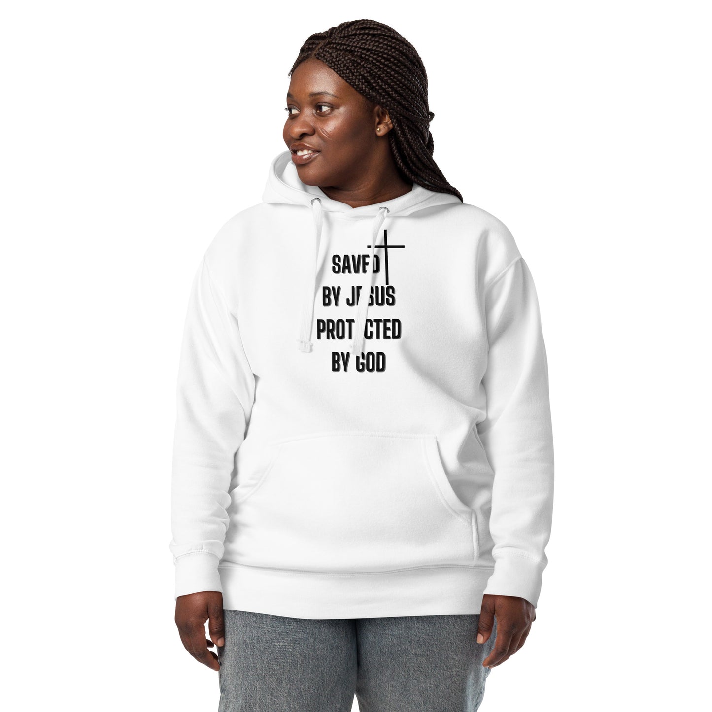 Saved by Jesus Inspirational Hoodie Unisex