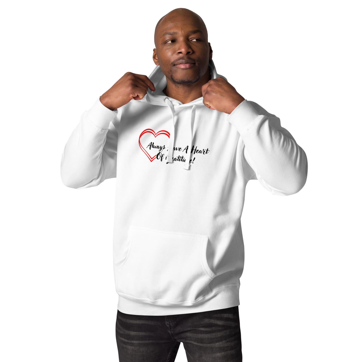 Heart Of Gratitude Motivational Hoodie Unisex