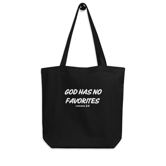 God Has No Favorites Christian Eco Tote Bag
