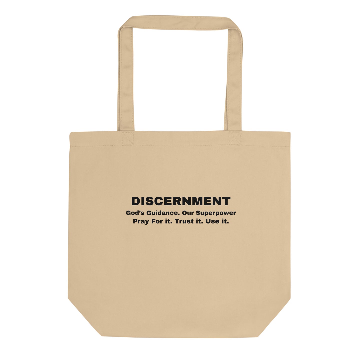 Discernment Christian Faith Inspirational Eco Tote Bag