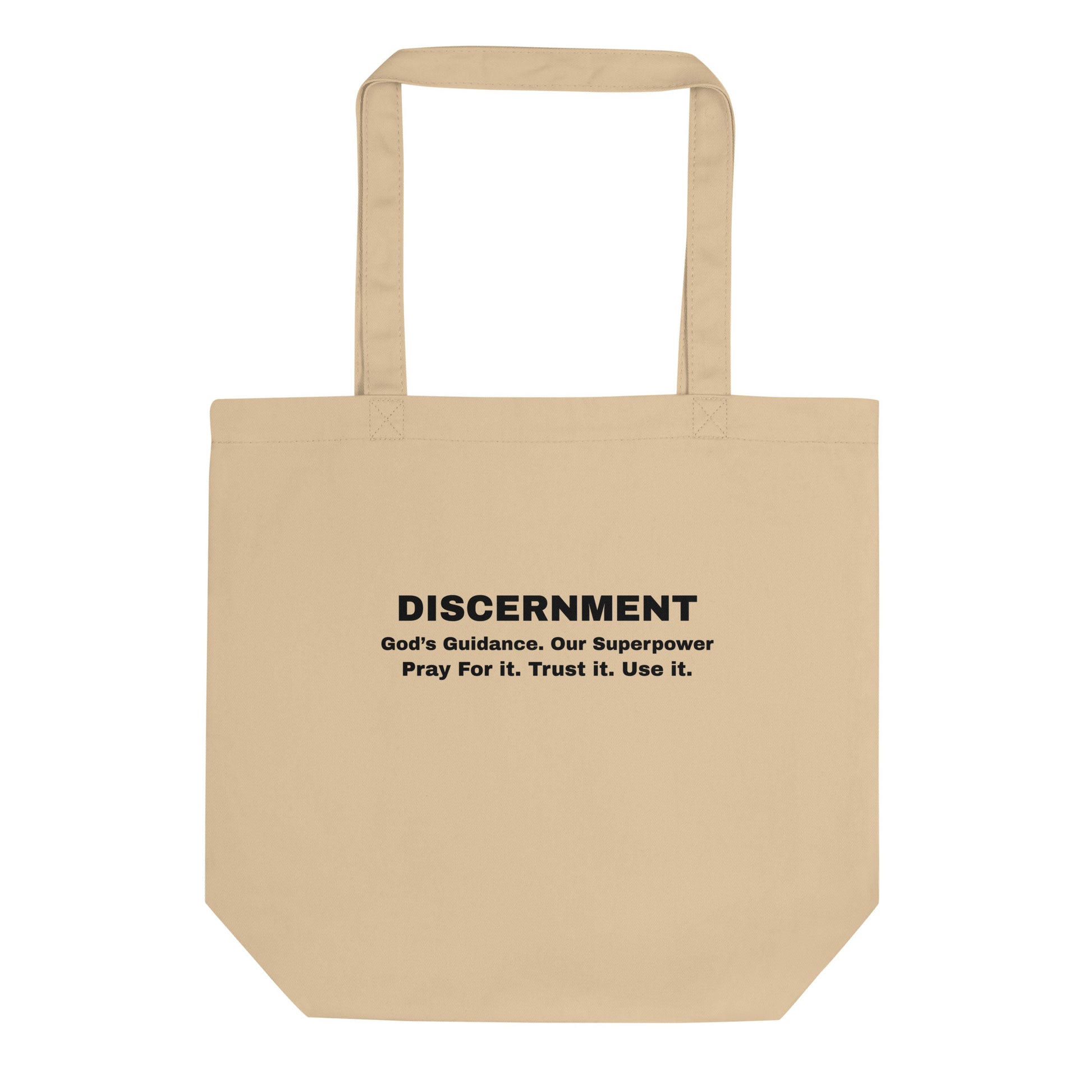 Discernment Christian Faith Inspirational Eco Tote Bag
