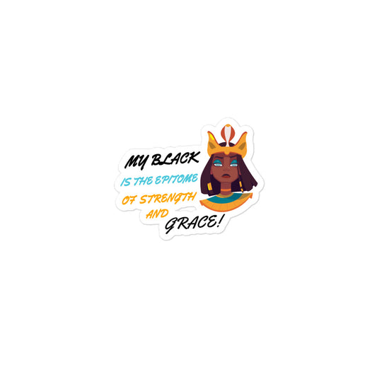 Black History Inspirational Bubble-free stickers