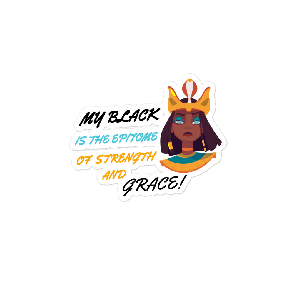 Black History Inspirational Bubble-free stickers