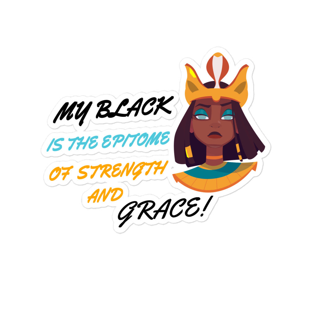 Black History Inspirational Bubble-free stickers