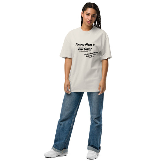 Mother's Day Oversized Faded T Shirt