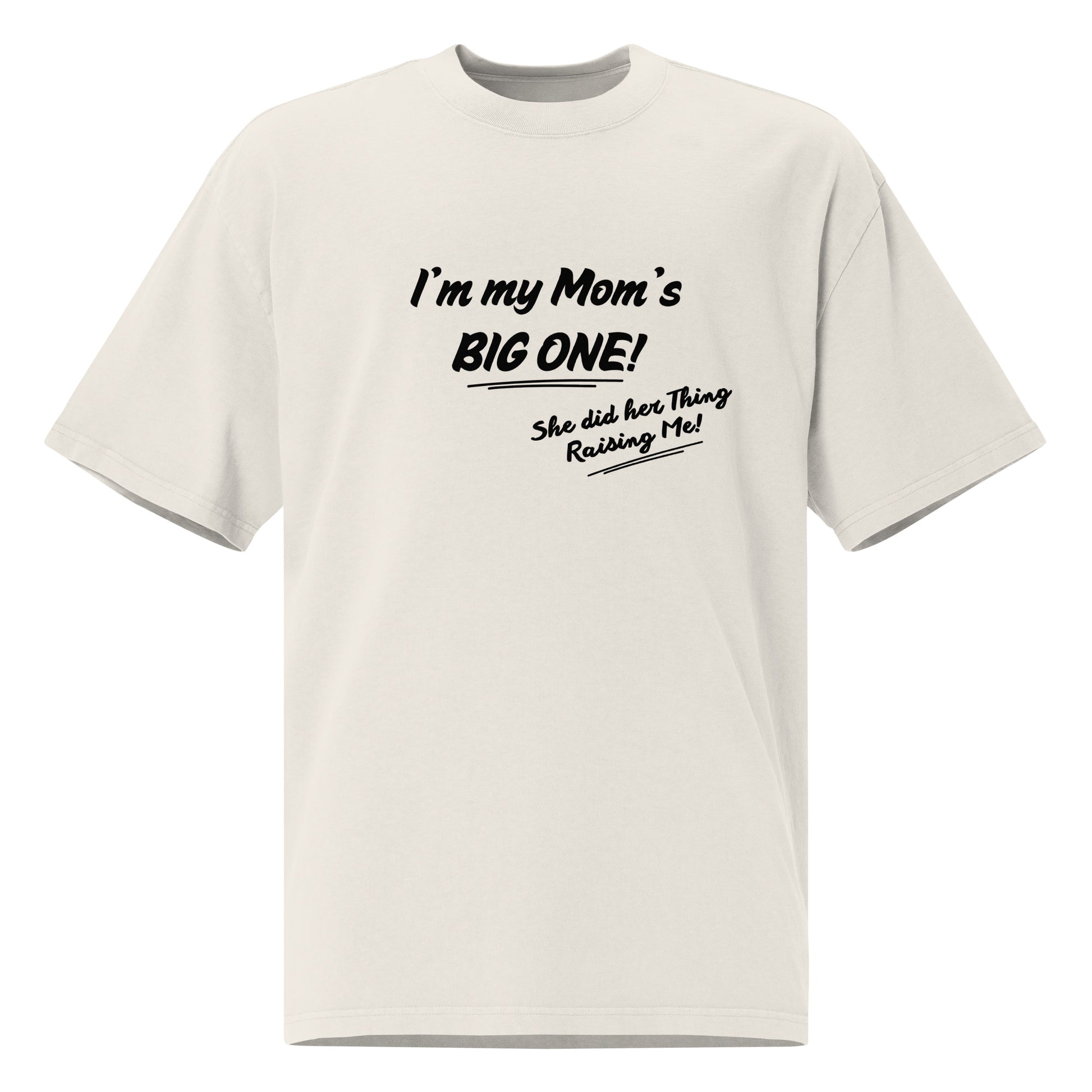 Mother's Day Oversized Faded T Shirt