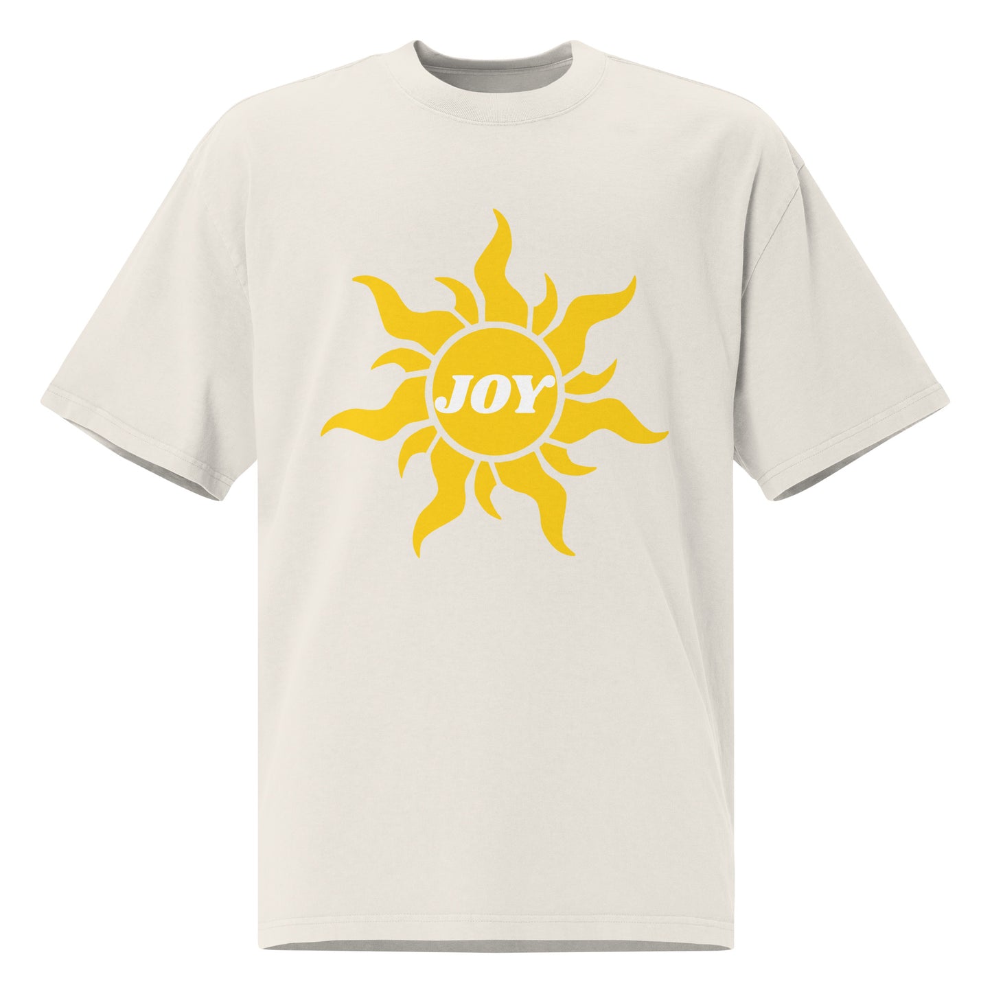 Joy Inspirational Oversized Faded T Shirt