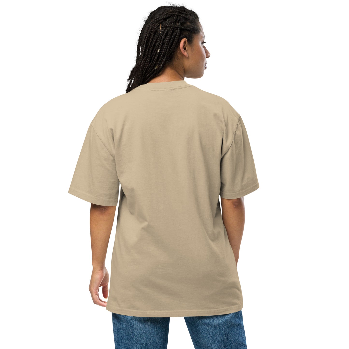 Woke Up a Winner Christian Oversized T-Shirt | Jesus Paid the Debt Inspirational Oversized faded t-shirt