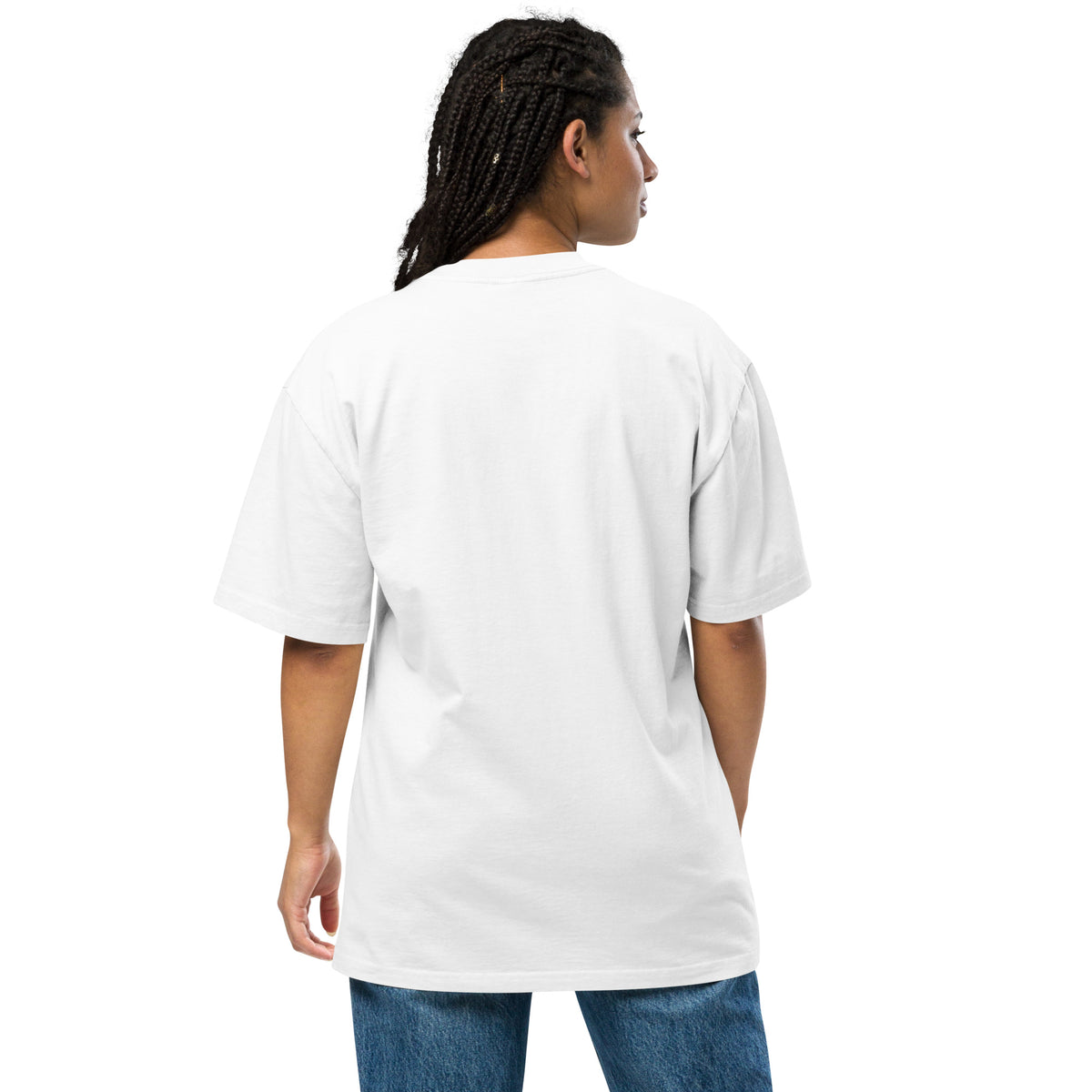 God is Real Christian Oversized Faded T Shirt