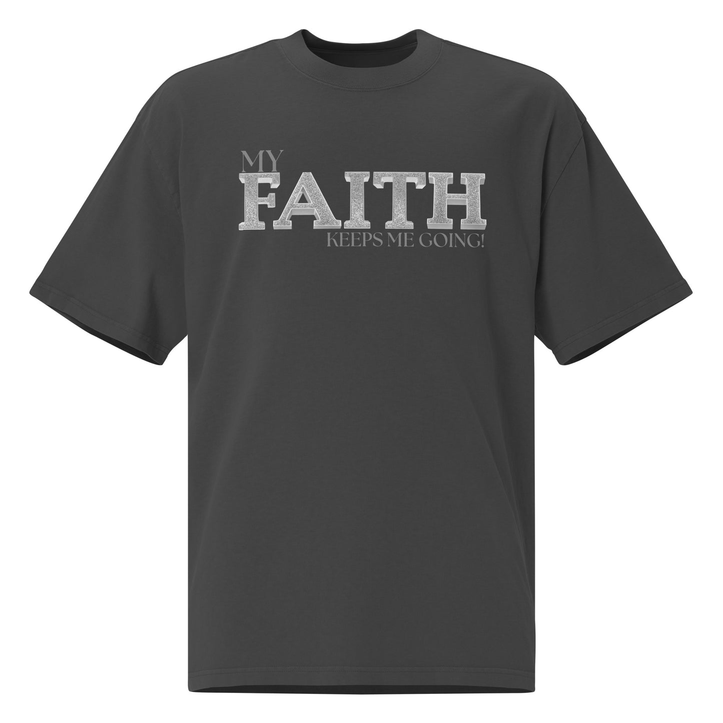 Christian Faith Oversized Faded T Shirt Unisex